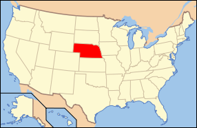 Nebraska State Map