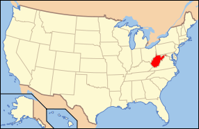 West Virginia State Map